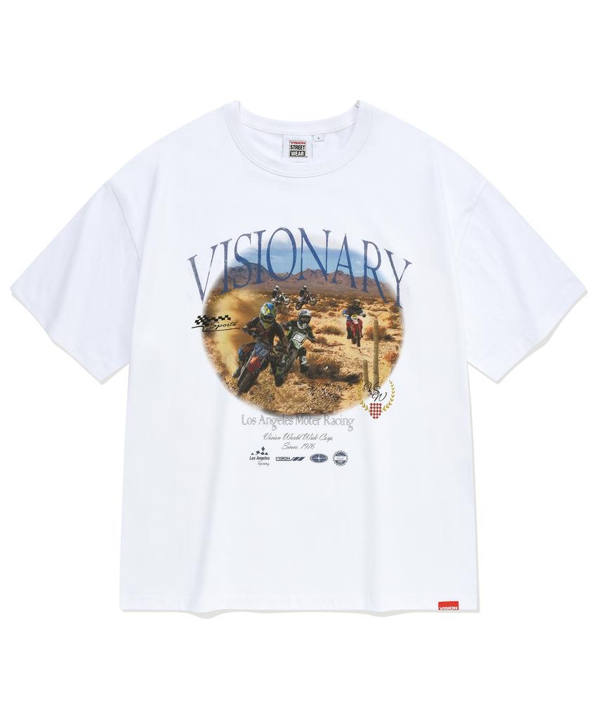 Vision Streetwear Vsw Motor Sport T-Shirts White