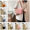 Quilted Cotton Shoulder Bag Nylon Puffy Handbag Korean Style Puffer Tote Bag  Women