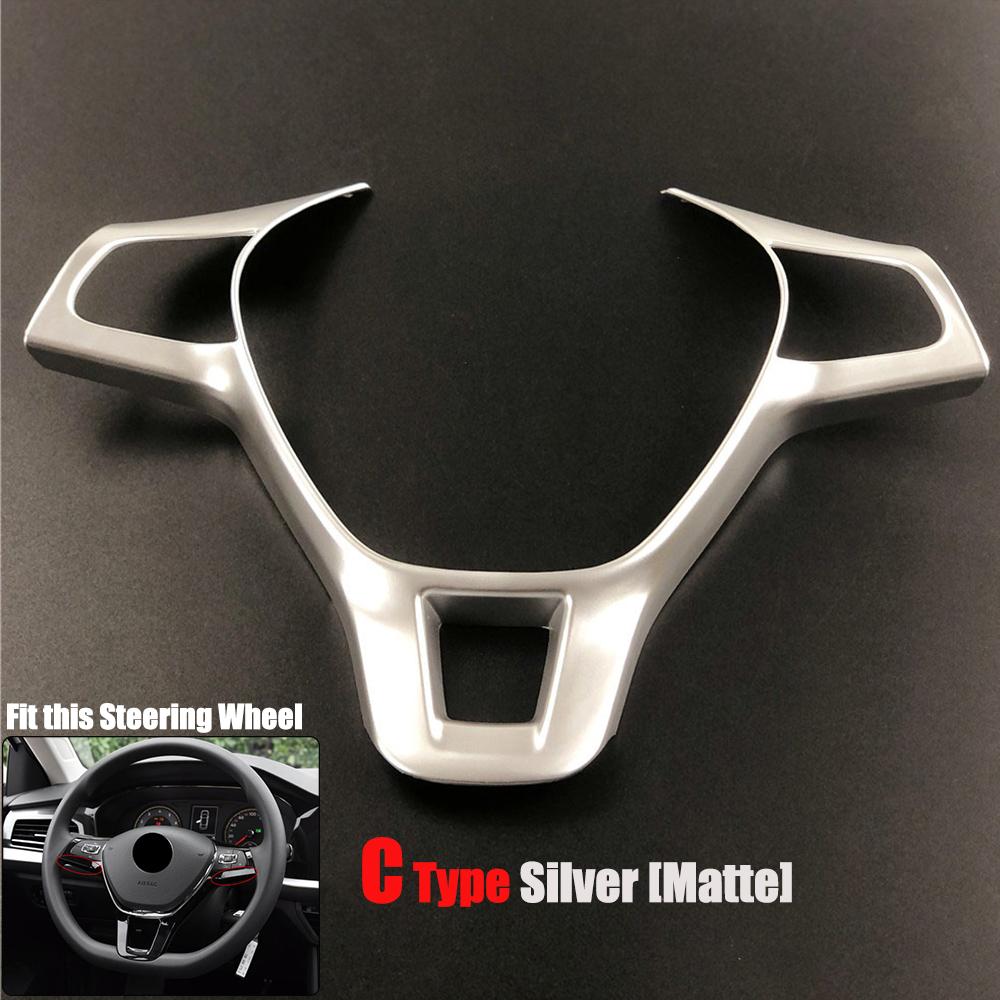 Car Accessories Steering Wheel Trim For Volkswagen Jetta Golf Sportsvan Golf 7 Polo Caddy Amarok Lavida Passat Tiguan Touran Up!
