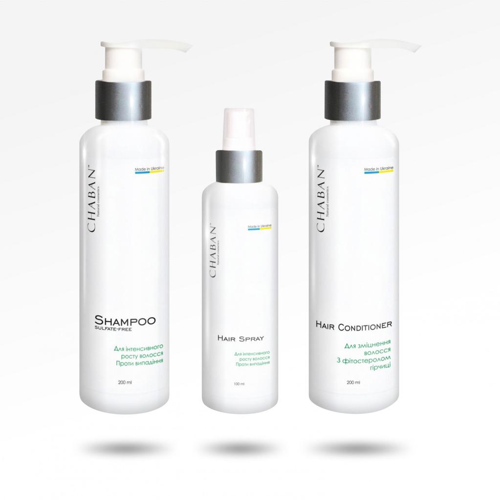 Professional Complex for Hair TM Chaban For Intensive Hair Growth. Against Hair Loss 00335