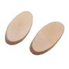 Oval Wood Slices, 10Pcs Natural Unfinished Small Wood Slices for DIY Crafting