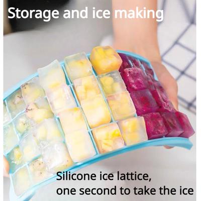 Silica Gel Ice Cube Mold Edible Home-made Ice Cube Small Ice Cube Personality Creative Ice Box Freezer.