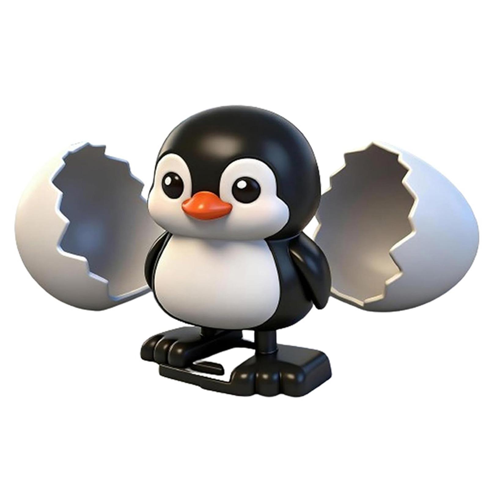 

Penguin Bouncing Egg Toys Clockwork Toys Wind-Up Surprise Egg Party Favors Rotate The Egg To Hatch A Walking Animal Easter Gift