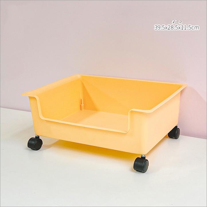Desktop Storage Box with Pulley Table Under The Book Organizer Home Book Organizer Dormitory Storage Rack