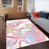 Pink Kitty Birthday Party  Carpet, Kitchen Rugs, Yoga Mat, Non-Slip Mats, Rug for Bathroom, Living Room bedroom, Camping Rugs Christmas Gift