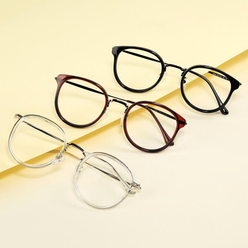 

Oversized lightweight glasses frame 5258 black
