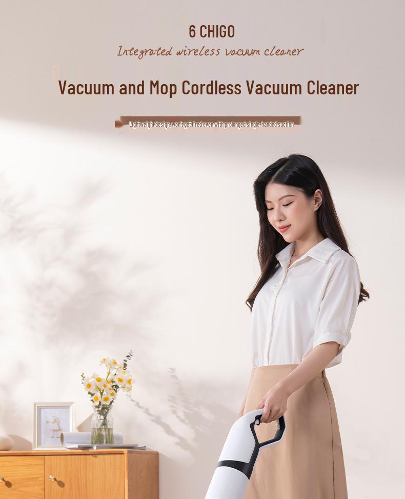 Chigo Cordless Handheld Vacuum Cleaner - Rechargeable & Powerful Suction, Perfect Gift