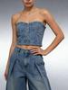 Women's Stylish Slim-Fit Waist-Cinching Sexy Denim Vest