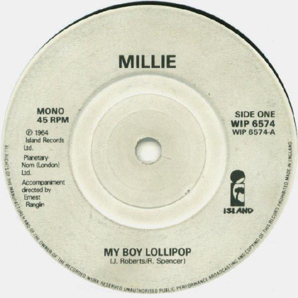 7inch Record MILLIE - My Boy Lollipop WIP6574 Island Records 1980 UK Reggae, Ska & Dub Used