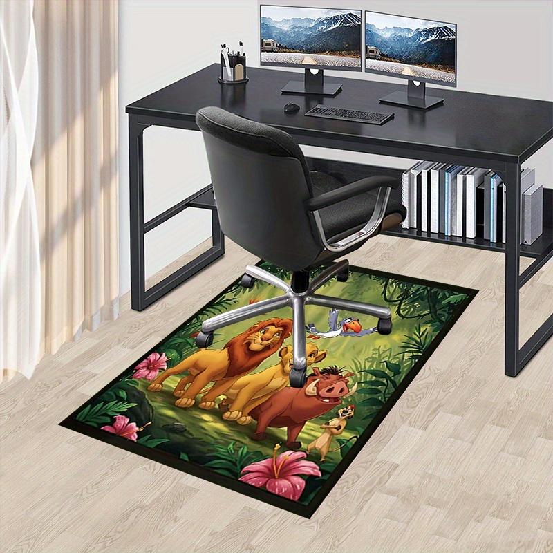 

Office Rug Lion King, Jungle theme 3D Printed Anti-Slip Rug-Machine Washable for Living Room 60cm by 90cm