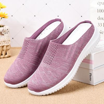 Fashion 2024 Casual Mesh Shoes Lightweight Walking Shoes Summer Women Slippers Breathable Plus Size Women Shoes Non-slip Slippers