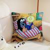 cushion cover Cute Plush Fabric Soft Double Sided Mole Print Sofa The Little Cushion Cover Throw art Pillow Covers