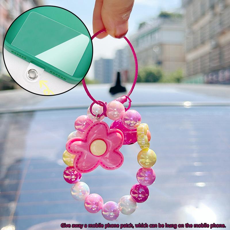 

Милый цветок колокольчик телефонная цепочка анти-потеря телефон ремешок веревка для iPhone для Samsung Xiaomi Huawei сумка украшение брелок брелки красный