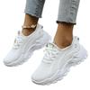 Scarpe da Ginnastica Tessute Volanti da Donna Taglie Forti, Suola Morbida Antiscivolo, Scarpe da Corsa Casual, Scarpe Sportive Leggere Traspiranti Comode per Donne