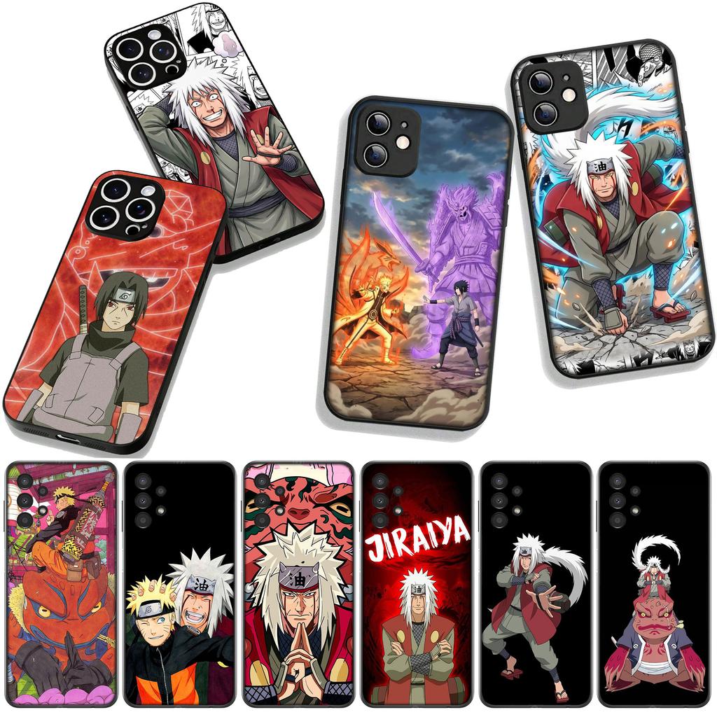 for Samsung Galaxy A25 A37 A57 A12 A14 A41 A50 A51 A70 A71 A72 A21S A04 M15 Note 20 9 8 10 Case Jiraiya Narutos Sasuke Uchiha