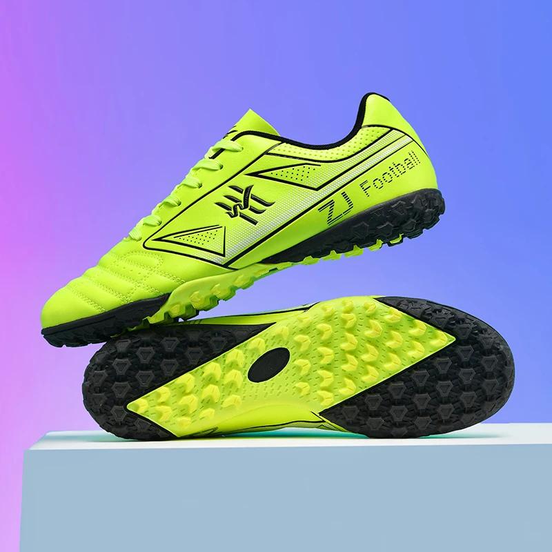 New Men Football Boots Grass Outdoor Sport Soccer Cleats Non-Slip Training Shoes Professional Match Sneakers Ultralight Unisex