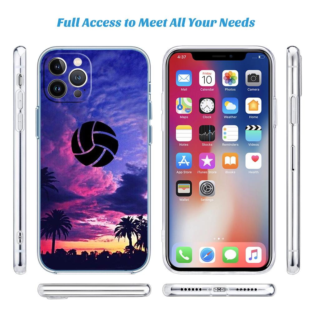 PP63 Volleyball Sport Play Phone Case for LG K22 K30 K40 K40S K41 K42 K50 K50S K51 K51S K52 K61 K62 K71 K92 Q60 Q61 V40 V50 V60
