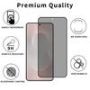 For Samsung Galaxy S24 FE Screen Protector 28-Degree Anti-Spy Silk Printing Full Glue Film