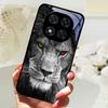 Tempered Glass Case For Poco X7 / X7 Pro Cute Animal Hard PC Glass Phone Cover For Xiaomi Poco X5 X6 Pro Shockproof Bumper Cases