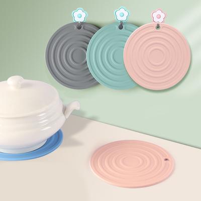 Food Grade Silicone Waterproof Oil-proof Coaster for Glasses Kitchen Heat Insulation Mat Thicken Table Placemat