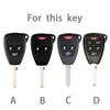 For Jeep Grand Cherokee Wrangler JK Commander for Dodge Nitro Calibe for Chrysler 300C Pacifica TPU Key Cover Case Cap