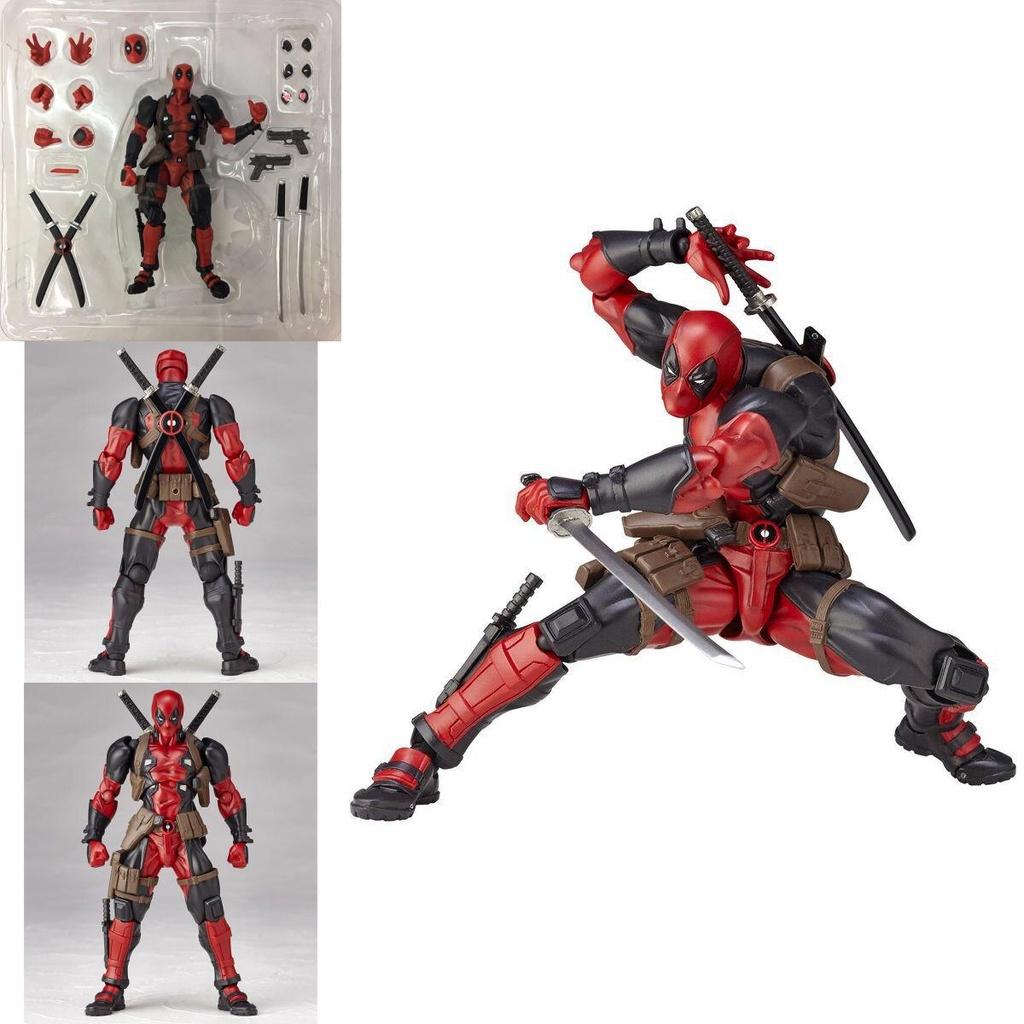 Collectible 6" Hot Marvel Deadpool Action Figure Premium Joints And Details