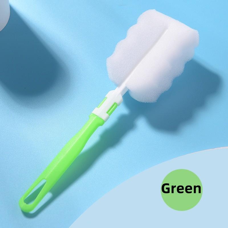 Houbací kartáč s dlouhou rukojetí, čistič lahví na vodu, myčka na kojenecké láhve, kuchyňské hrnky na čištění, hrnky a vakuové baňky