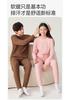 [Including Wool and Silk] English Style Winter 260g Medium Thick Thermal Underwear Set for Boys and Girls
