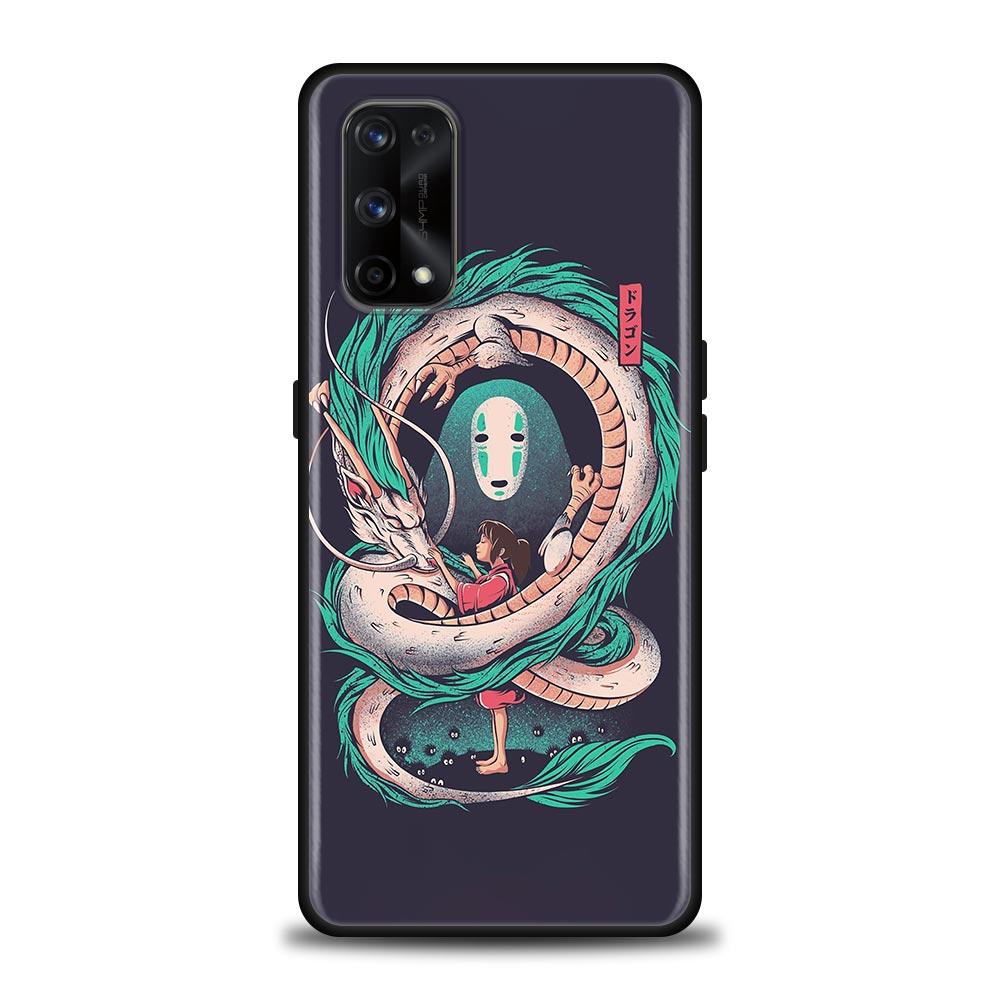 Husă de Telefon Desene Animate Spirited Away Totoro Pentru Oppo Realme 8i 8 9 7 6 Pro 9i 7i 5i 6i XT 8Pro 8i 5G Huse Husă Moale Miyazaki Anime