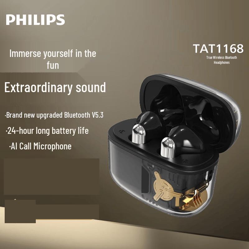 

Philips TAT1168 Wireless Bluetooth Earbuds