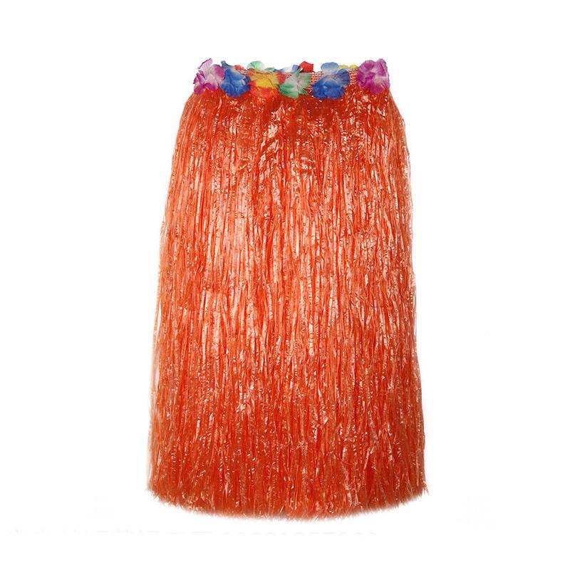 80cm Hawaiian Hula Skirt Set: Single/Double Layer for Children & Adults – Perfect for Performances & Seaweed Dance