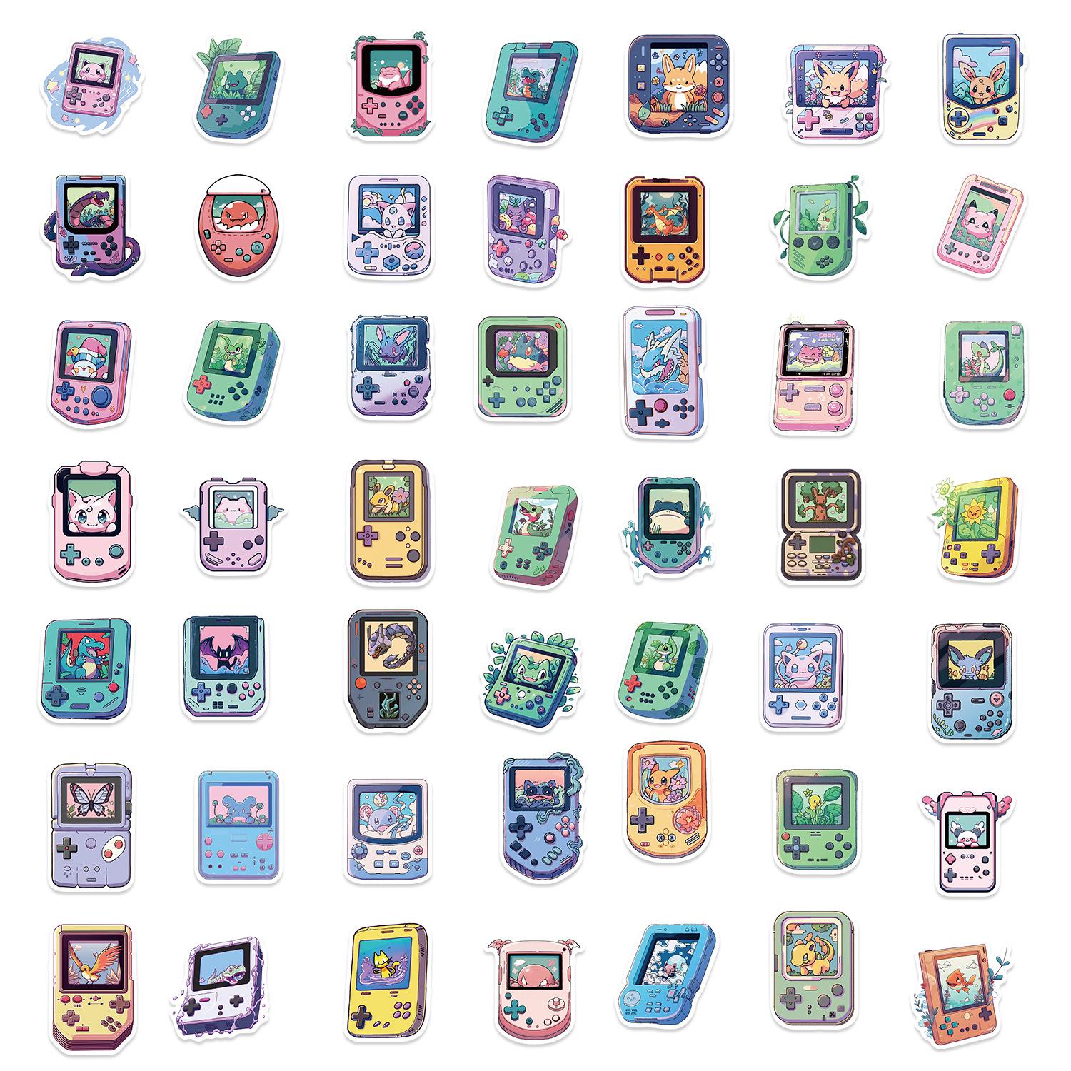 

50 Cartoon Baby Game Console Graffiti Stickers Decorate Guitar Notebook Suitcase DIY Waterproof Stickers