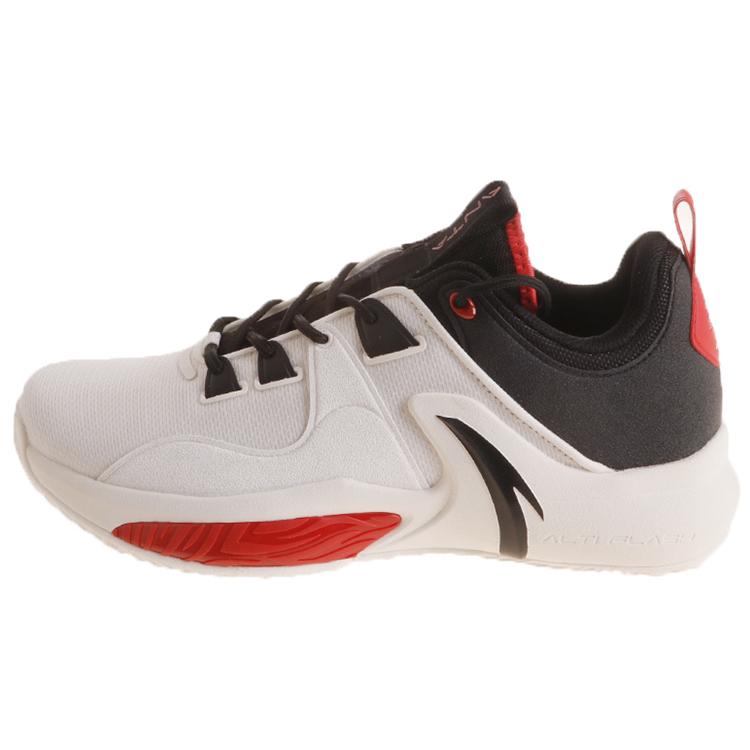 

New Anta Swoosh 1.0 Breathable Low Top Performance Basketball Shoes Men s Black Red 112211616S-4 43