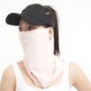 Women's UV Protection Ice Silk Neck Gaiter - Summer Ear-Hanging Face & Neck Guard for Outdoor Activities