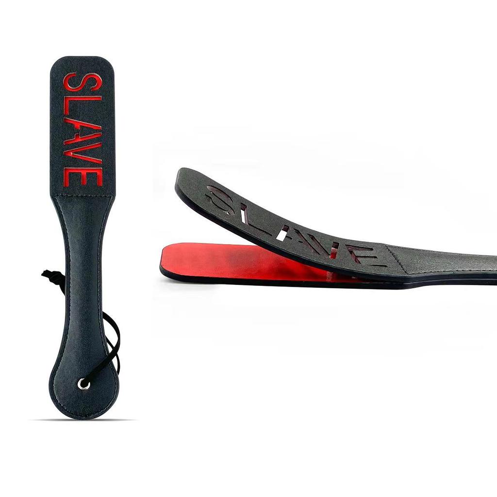 Doppelschichtiger Lederpaddel für Erwachsene mit englischen Buchstaben für Männer