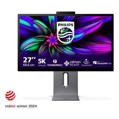 Philips Brilliance 27E3U7903 Monitor 27" 5K Ultra HD IPS Thunderbolt 4 Gray
