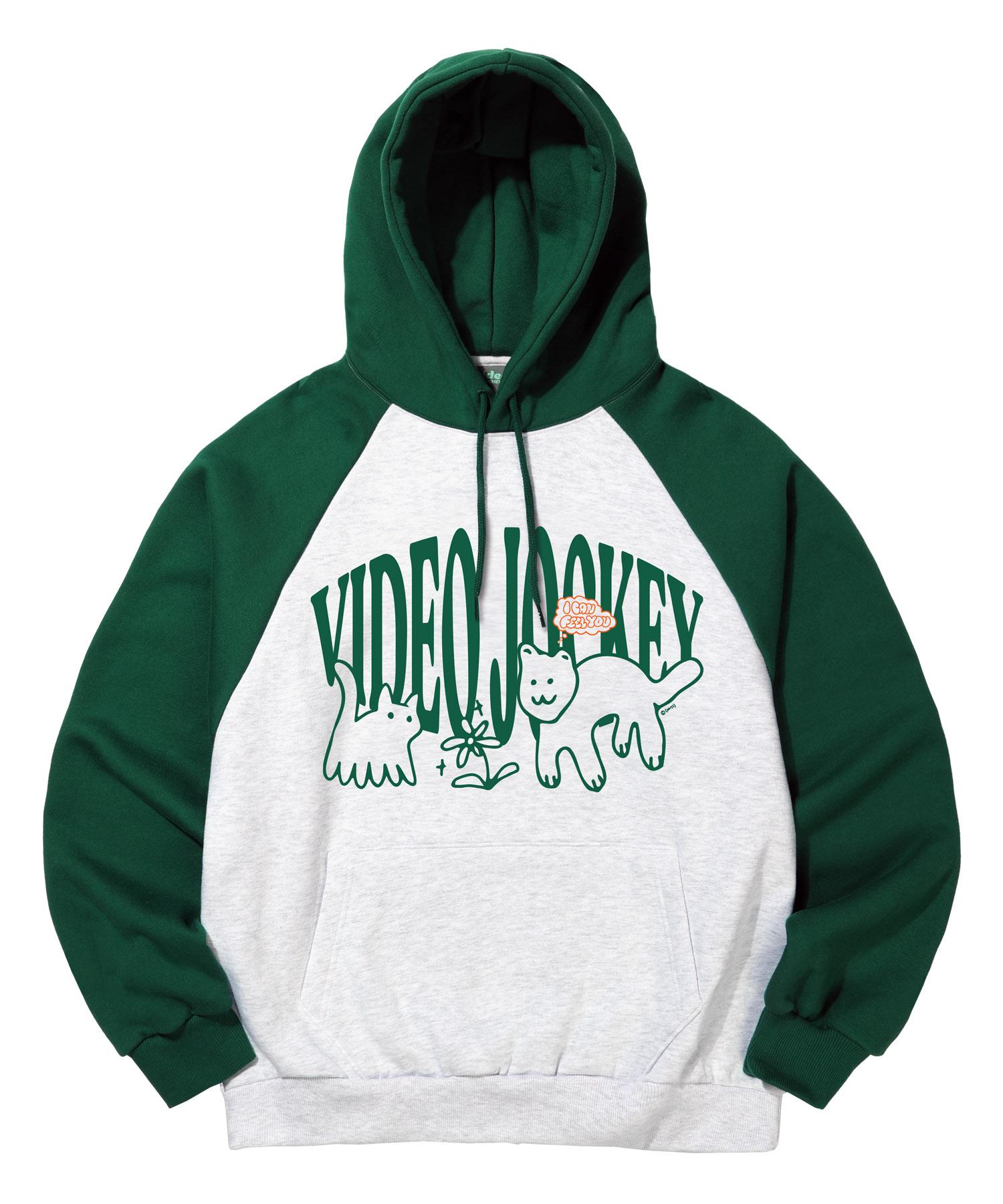 Video Jaki [Kimo] Making Hosiki S Friend Raglan Hoodie [Green] Green/S