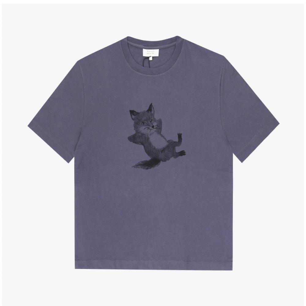 MaiSon KiTSune Chilax Fox PrinT Men S T ShirT Om00108kj0008