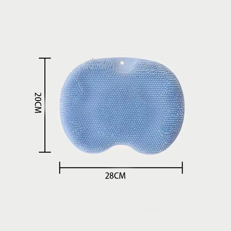 1 Piece Silicone Bath Massage Mat, Foot Bath Mat, Bathroom Wall-mounted Back Washer Foot Massage Mat Foot Massager Back Washer