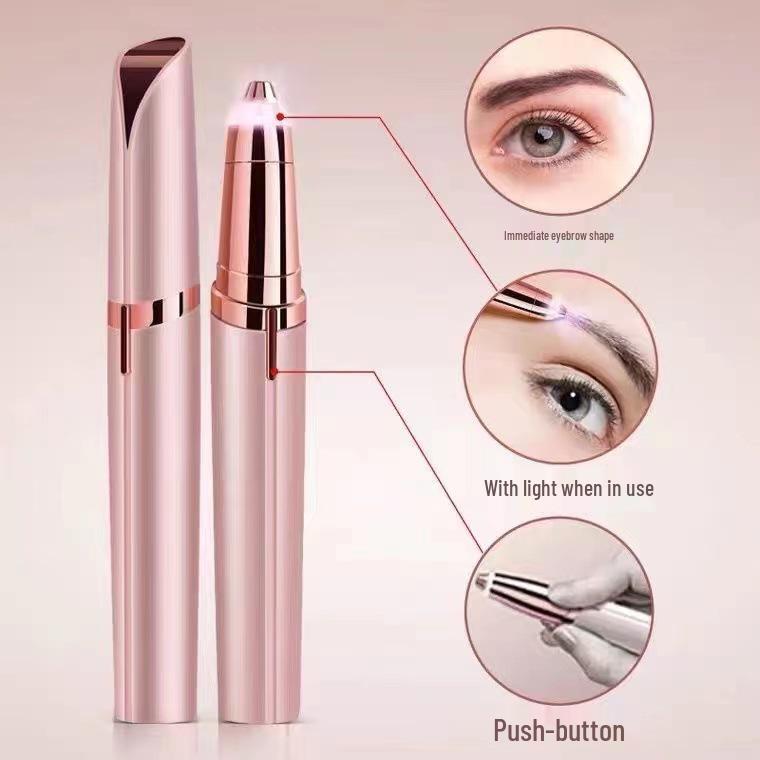 Electric Eyebrow & Nose Hair Trimmer - Unisex Automatic Shaper