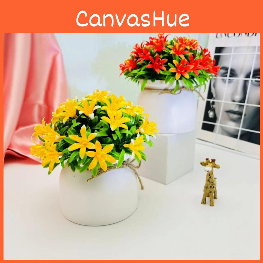 Artificial Flower Orchid Potted Plant Indoor Garden And Living Space Decoration