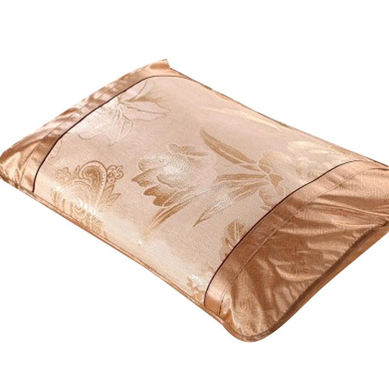 1Pc Ice Silk Breathable Polyester Fibre Summer 48x74CM Washable Pillowcase Cool Bedding Household Pillow Cover Comfortable