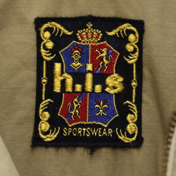 HIS 60s 70s Vintage TALON Zip Long sleeve Swing top Khaki Men's Used