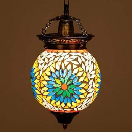 Spherical Shaped Glass Pendant/hanging Lamp