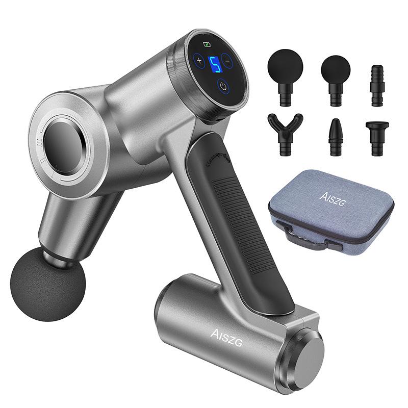 New Multi-gear Handheld Massage Gun Electric Percussion Massager Body Relaxer Professional Physical Fitness Device Relax Muscle