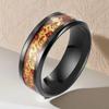 Men's 8mm Retro Titanium Steel Ring: Light Luxury, Niche Design