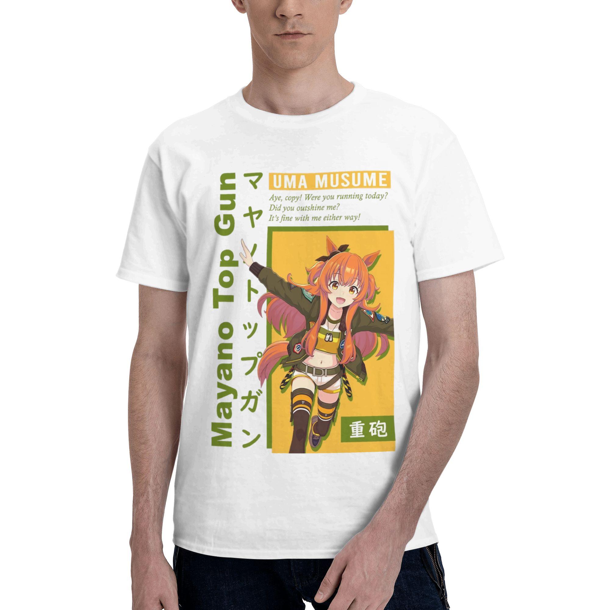 

Umamusume Pretty Derby Anime T-Shirt for Men Women Funny Cotton Tee Shirt O Neck Short Sleeve T Shirts 4XL 5XL Tops 4XL