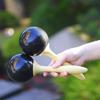 Paar Percussion Maracas Shaker Rasseln Sandhammer Percussion Musikinstrument für Musikalische Erleuchtung Partyspiel