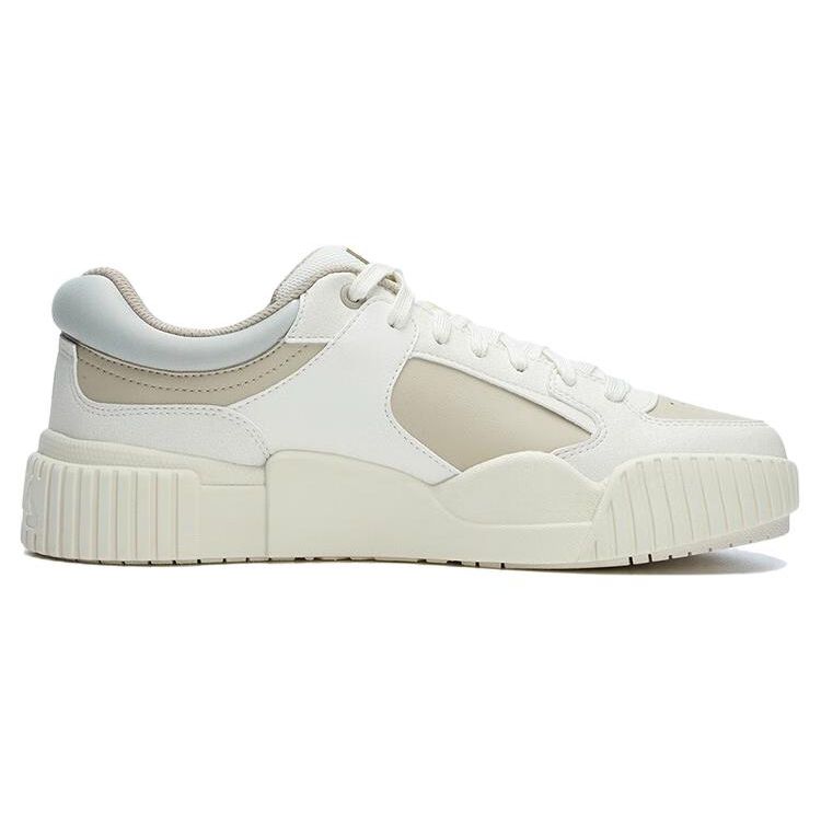 FILA Blocks Casual Comfortable Low-Top Sneakers Men sneakers White Gray F12M312209FOS