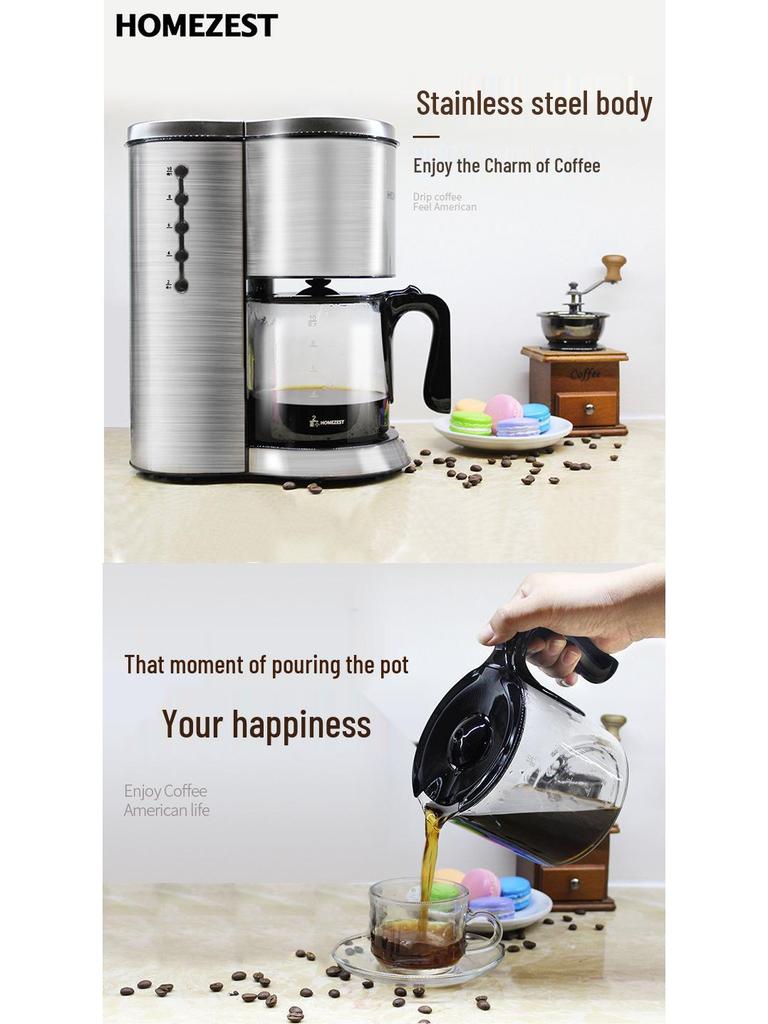 Portable All-Steel Automatic Drip Coffee & Tea Maker